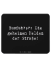 Mr. & Mrs. Panda Mouse Pad Spruch Busfahrer Helden mit Spruch in Schwarz