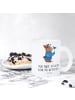 Mr. & Mrs. Panda Tee Tasse Fische Astrologie mit Spruch in Transparent