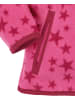 Playshoes Fleece-Jacke Sterne in Pink