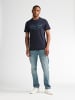 Petrol Industries T-Shirt aus Baumwolle mit Print anderson in Blau
