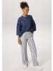 Aniston CASUAL Schlupfhose in jeansblau-hellbeige