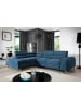 MF Design Lauryn Recamiere Links in Blau -  (L) 205 x (B) 278 x (H) 92 cm