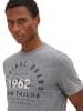 Tom Tailor T-Shirt PRINTED 1962 in Grau