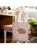 Mr. & Mrs. Panda Tote Bag Igel Herzen ohne Spruch in Braun Pastell