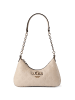 Guess Dita Schultertasche 27 cm in light taupe logo