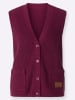 WITT WEIDEN Strickweste in bordeaux