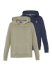 Polo Sylt Sweatshirt / Hoodie Basic in Dunkelblau / dunkelgrün