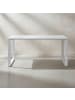 KADIMA DESIGN Büro-Set Schreibtisch Schrank Container Glasfront in Chalet-Eiche-Nb.-Weiß