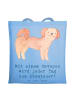 Mr. & Mrs. Panda Shopper Cavapoo Abenteuer mit Spruch in Sky Blue