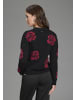Bruno Banani Cardigan in schwarz-rot