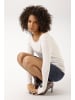 Aniston CASUAL Langarmshirt in wollweiß