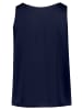 Vera Mont Satin-Bluse mit V-Ausschnitt in Night Sky