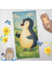 Mr. & Mrs. Panda Saunatuch Pinguin Marienkäfer Design ohne Spruch in Weiß
