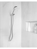 Beliani Wannenarmaturen UCHIZA in Silber - (W) 12 x (H) 24 x (L) 6 cm