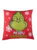 The Grinch The Grinch Kissen - Merry Grinchmas Plüsch Zierkissen 40 x 40 cm in rot