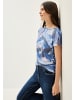 Cecil Shirt im Ausbrenner-Look in Blau