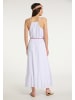 IZIA Damen Maxikleid in Weiss