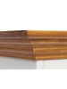 Feldmann-Wohnen Kleiderschrank Belluno Elegante weiß lackiert / gebeizt Eiche 155 / 64 / 190cm