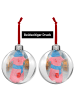 Mr. & Mrs. Panda Weihnachtsbaumanhänger Schwein Glühwein Design ... in Weiß