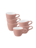 6er Set Espressotassen Life Fashion in Posh Rose 90 ml