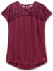 sheego Spitzenshirt in beere