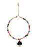 IZIA Women Bracalet With Lobster Clasp in Gold Multicolor