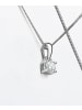Diamant L'éternel Halskette aus 585 Weißgold mit 0.1 Karat Diamant