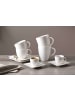 Ritzenhoff & Breker 6er Set Espressotassen mit Untertassen Melodie 80 ml in weiß