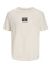 JACK & JONES PLUS T-shirt in Egret