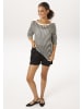 Aniston CASUAL Strickpullover in schwarz-weiß