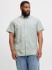 JACK & JONES PLUS Hemd in Hedge Green