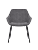 home24 Polsterstuhl Richville in Grau