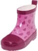 Playshoes Kinder Gummistiefel "Gummistiefel Halbschaft Herzchen" in Pink