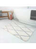 Homie Living Badematte "San Bosa" in Beige/Silber