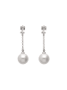 gaya Women Earrings in Silver White