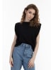 myMo Damen Sweatshirt in Schwarz