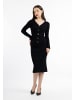 faina Damen Strickjacke in schwarz