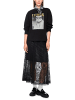 MARC CAIN SPORTS  Sweatshirt mit ikonischem Print in Black New