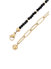 faina Bracelet in Gold Black