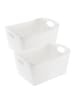 koziol BOXXX L - Aufbewahrungsbox 15l Set in recycled white