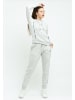 Tom Barron Freizeitanzug Tom Barron Line Pattern Sweatshirt Hoddie And Pant Set in grey