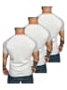 Amaci&Sons 3er-Pack T-Shirts 3. SALEM in (3x Weiß/Grau)