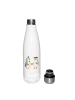 Mr. & Mrs. Panda Thermosflasche Pinguin Heirat ohne Spruch in Weiß