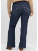 sheego Bootcut-Jeans in dark blue denim