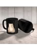 Mr. & Mrs. Panda Kaffeebecher Katze Sitzen ohne Spruch in Schwarz
