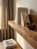 KADIMA DESIGN Wandregal Massivholz | Flexibel, Pflegeleicht, Verschiedene Größen in Beige