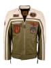 TOP GUN Lederjacke 31024850 in olive/tan