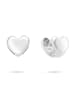 Tamaris Ohrstecker Double Heart in silber