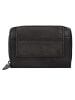 Greenburry Destressed Geldbörse RFID Schutz Leder 13.5 cm in silver grey
