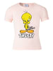 Logoshirt T-Shirt Looney Tunes - Tweety in rosa